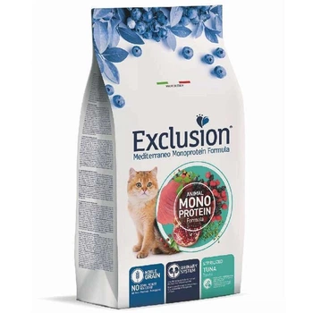 Сухий монопротеїновий корм для стерилізованих котів Exclusion Monoprotein Noble Grain Sterilized Cat Tuna, 300 г (тунець)