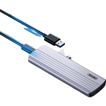 Корпус для SSD-накопичувача UNITEK M.2 NVMe, портативний корпус для жорсткого диска Type-C 3.2, зовнішній SSD-ридер для ноутбуків, планшетів і смартфонів.