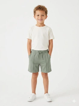 Шорти дитячі на хлопчика Boys Shorts 122-128р Зелений (1591)
