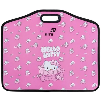 Портфель Kite пласт. на липучках 1відд. А-3 HK26-208 Hello Kitty