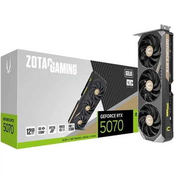 Відеокарта Zotac Gaming GeForce RTX 5070 SOLID OC 12G (ZT-B50700J-10P) EU [135692
