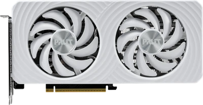 Відеокарта Palit PCI-Ex nVidia GeForce RTX 5060 Ti White OC 16G GDDR7 (128bit) (2407/2602 МГц) (HDMI 2.1b, 3 x DisplayPort 2.b) (NE7506TU19T1-GB2061M)
