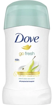Антиперспірант-стік Dove Go Fresh з ароматом Груші й Алое вера 40 мл (59099628)