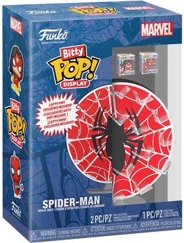 Дисплей для коллекционирования Bitty Pop! — MARVEL: ЧЕЛОВЕК-ПАУК С НАБОРОМ МИНИ-ФИГУРОК — SPIDER-MAN WEB DISPLAY SHELF WITH 2 BITTY POP! EXCLUSIVES #85512