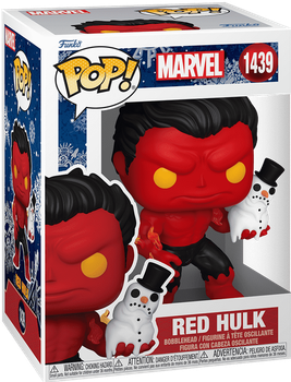 Фігурка Червоний Халк зі сніговиком — Funko Pop! MARVEL: HOLIDAY — RED HULK WITH SNOWMAN #1439