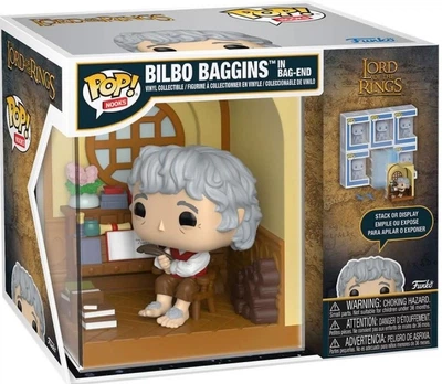 Коллекционная диорама Funko Pop! NOOKS: THE LORD OF THE RINGS — Bilbo Baggins in Bag-End, Бильбо Бэггинс в Бэг-Энде
