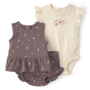 Комплект Carter's 3в1 боді, майка, шорти для дівчинки 81-86 см (1U584610_24M)