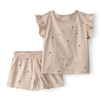 Комплект Carter's 2в1 футболка, шорты для девочки 88-93 см (2U572010_2T)