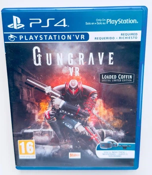 Диск для PlayStation 4 - Gungrave VR + бумажный постер, английская версия, Б/У