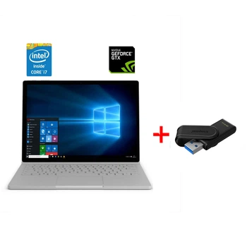 Ігровий ультрабук-трансформер Microsoft Surface Book 2 / 13.5" (3000x2000) IPS Touch / Intel Core i7-8650U (4 (8) ядра по 1.9 - 4.2 GHz) / 8 GB DDR4 / 512 GB SSD NVMe / nVidia GeForce GTX 1050, 2 GB GDDR5, 128-bit / WebCam / Win 11 Pro б/в + Подарунок