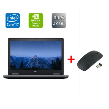 Мобільна робоча станція Dell Precision 7730 / 17.3" (1920x1080) IPS / Intel Core i7-8850H (6 (12) ядра по 2.6 - 4.3 GHz) / 32 GB DDR4 / 512 GB SSD / nVidia Quadro P3200, 6 GB GDDR5, 192-bit / HDMI / WebCam / Windows 10 б/в + Подарунок Миша / USB