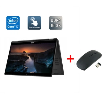 Ноутбук-трансформер Dell Latitude 7390 / 13.3" (1920x1080) IPS Touch / Intel Core i7-8650U (4 (8) ядра по 1.9 - 4.2 GHz) / 16 GB DDR4 / 256 GB SSD / Intel UHD Graphics 620 / WebCam / Windows 10 б/у + Подарок Беспроводная мышь / USB