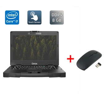 Защищенный ноутбук Getac S410 / 14" (1920x1080) IPS Touch / Intel Core i7-6500U (2 (4) ядра по 2.5 - 3.1 GHz) / 8 GB DDR4 / 240 GB SSD / Intel HD Graphics 520 / Windows 10 б/у + Подарок Беспроводная мышь / USB
