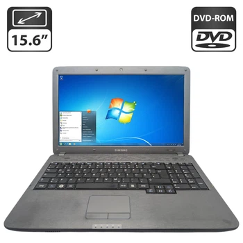 Ноутбук Samsung R530 / 15.6" (1366x768) TN / Intel Pentium T4500 (2 ядра по 2.3 GHz) / 4 GB DDR3 / 320 GB HDD / Intel HD Graphics / WebCam / DVD-ROM б/у