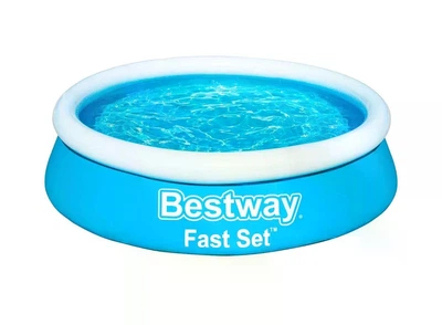 Бассейн надувной Bestway 57392 Fast Set синий 183 х 51 см круглый из ПВХ на 865 л (9-163-57392 BW)