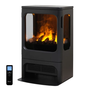 Чавуна електропічка Dimplex Mapleton 80 Optimyst (MPT80) зі справжнім 3D ефектом, обігрівом, дровами, звуком, розмір 463x764x442