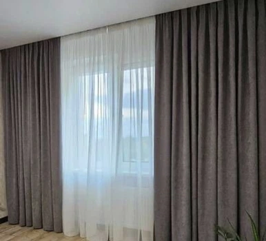 Штори із тканини мікровелюр 2шт по 300×290