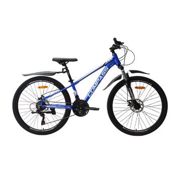 Велосипед CrossBike 26" Compass 2026 Рама 12.5" blue-white