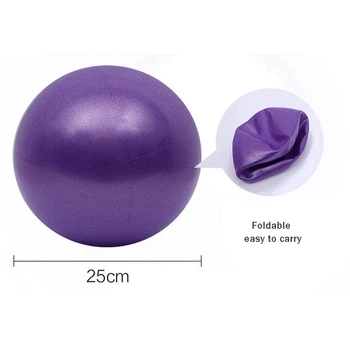 Мяч для пилатеса и йоги 25см Record Pilates ball Mini Pastel PG-025PUR