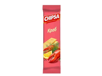 Чіпси картопляні CHIPSA Краб 55г