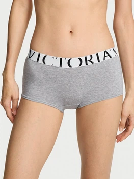 Трусики шорты женские хлопковые Victoria's Secret 550276726 XS Серые (1160951144)