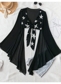 Накидка SHEIN XS Чорний sz2403114470545712