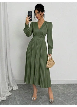 Платье SHEIN M Хаки sz25033182707821811