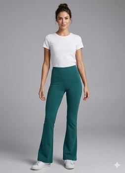 Брюки спорт SHEIN XS Зеленый sz2406154844079789
