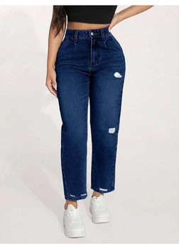 Джинсы SHEIN M Темно-синий sz25051900870906934
