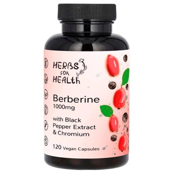 Берберин 1000 мг Herbs for Health 120 капсул