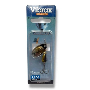 Блесна вертушка Blue Fox Vibrax №2 (5.5g)- на окуня, щуку (Fluorescent 3\8) (8237-5)