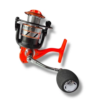 Катушка Fishing Nasci 3000 с мгновенным стопом-безынерционная рыболовная катушка для спиннинга (Оранжевая) (1312-1)