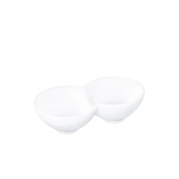 Емкость для закусок две секции Wilmax 18x9,5x5 см (WL-992600)