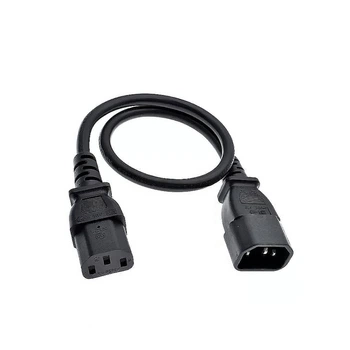 Шнур питания Kingda С13-C14, 0.3 м, 0.75 мм2, PC6063-0.3m
