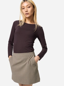 Термолонгслів жіночий Uniqlo 88016461 2XL Коричневий (1159864356)