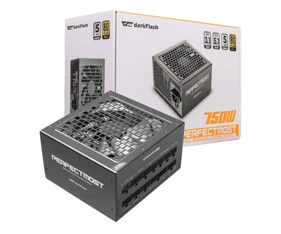 Блок питания DarkFlash PMT750 750W 80 Plus Gold (PMT750 Black(Gold)) EU