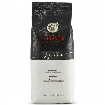 Кофе в зернах Gran Caffè Garibaldi Top Bar 500 г 100% Arabica Италия