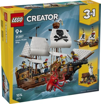 Конструктор Lego Creator Легендарный пиратский корабль 31387