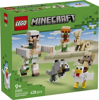 Конструктор Lego Minecraft Куриный жокей: атака в пустыне 21592