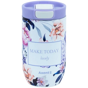 Термокружка Axent Violet Whispers, 8721-10-A, 350 мл
