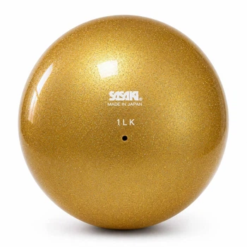 Мяч для художественной гимнастики SASAKI Gold (GD) 17 см ,Фитнес мяч