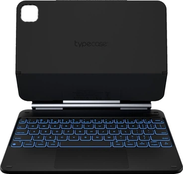 Etui z klawiaturą na tablet Typecase Edge do Apple iPad Pro 11" 2024/2025 Carbon Fiber (6979284780516)
