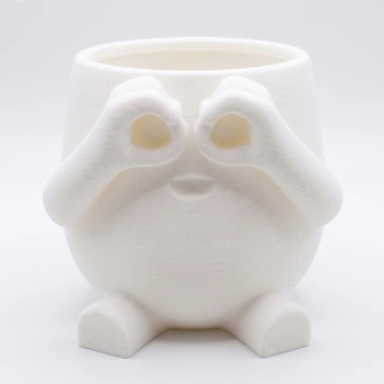 Кашпо 3D More Шпигун 6.5x7.4 см 100 мл Білий