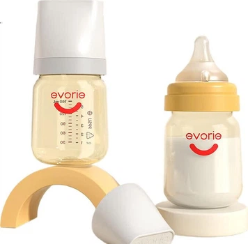 Бутылочка Evorie Baby 160 мл оранжевый (0-3 месяца+)