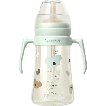 Бутылочка COCOME Natural Weaning Sippy Cup PPSU 280 мл голубой
