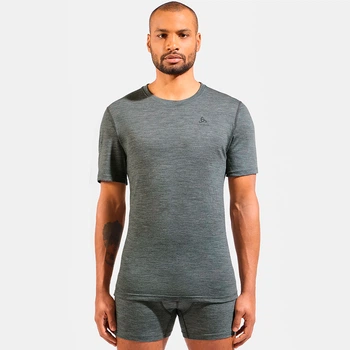Футболка мужская Odlo Merino 160 M odlo steel-grey melange 112062-10183
