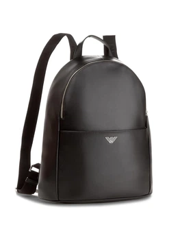 Чоловічий рюкзак Emporio Armani Y40137/YAQ2E шкіряний чорний 40 х 36 х 15 см