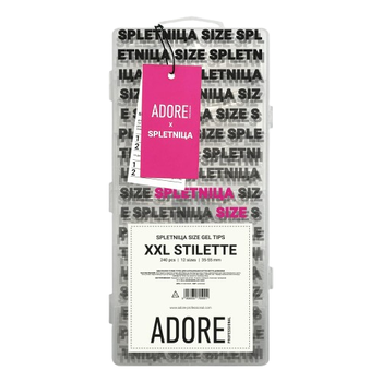 Типсы гелевые Adore Professional XXL Gel Tips Stilette