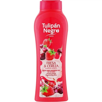 Гель для душу Tulipan Negro Полуниця та вишня, 650 мл (8410751093145)