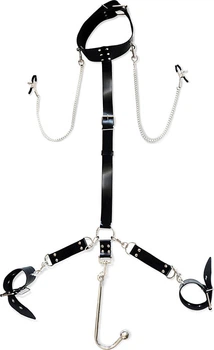 Бондажный набор с металлическим анальным крюком Art of Sex Beatrice Bondage set with anal hook № 1 (2000097847098)